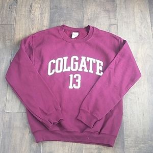 VTG Y2K COLGATE COLLEGE 50/50 SWEATSHIRT WOMANS SP
